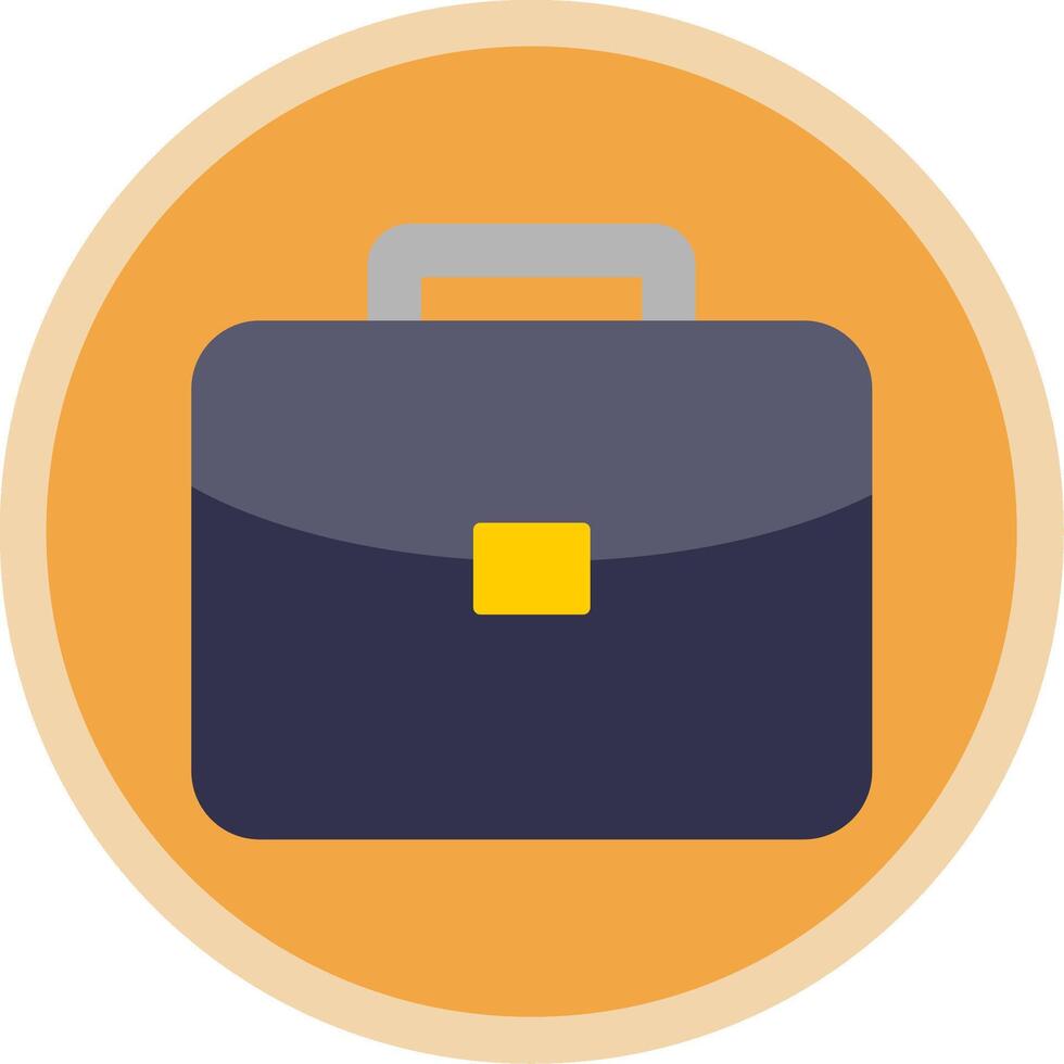 Brief Flat Multi Circle Icon vector