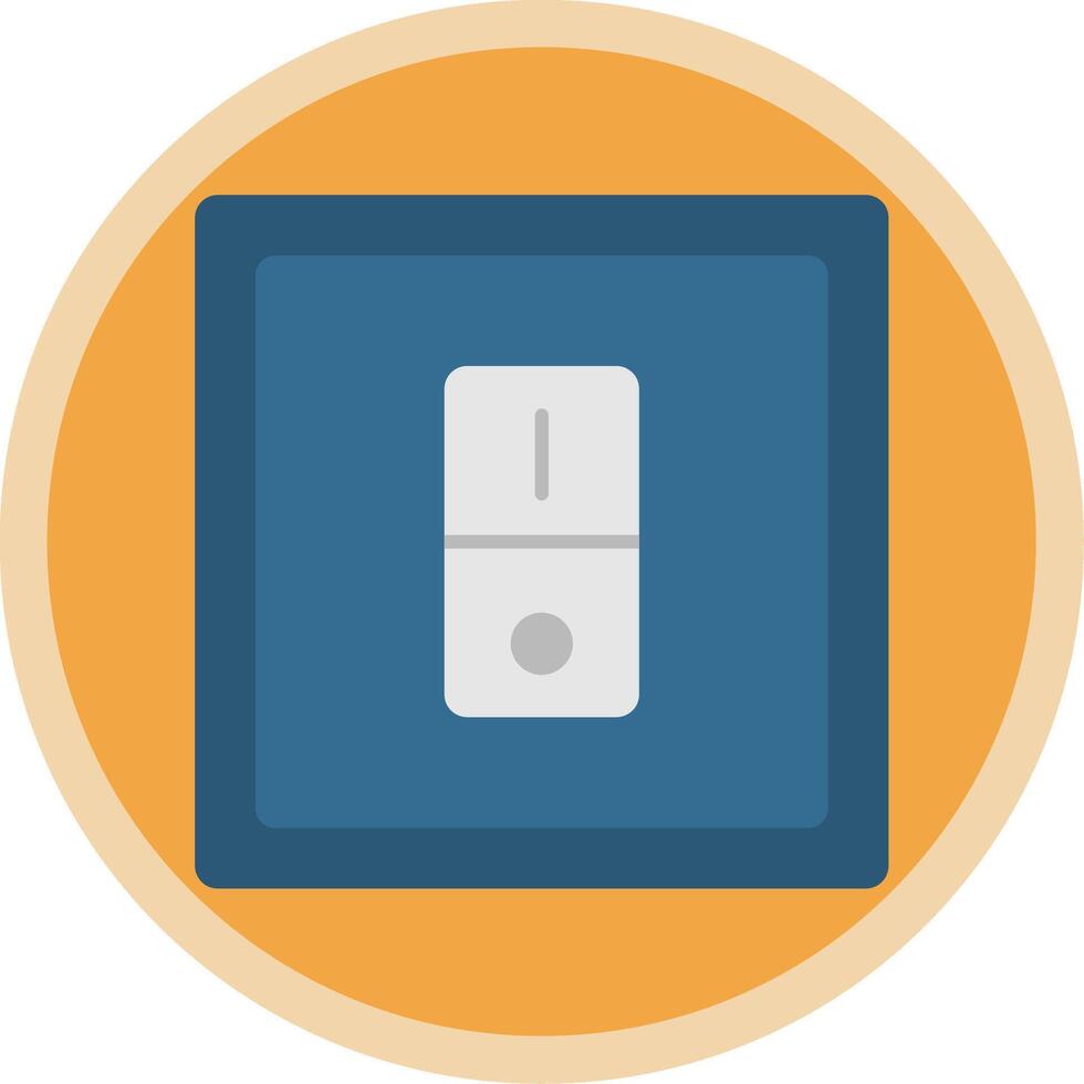 Switcher Flat Multi Circle Icon vector