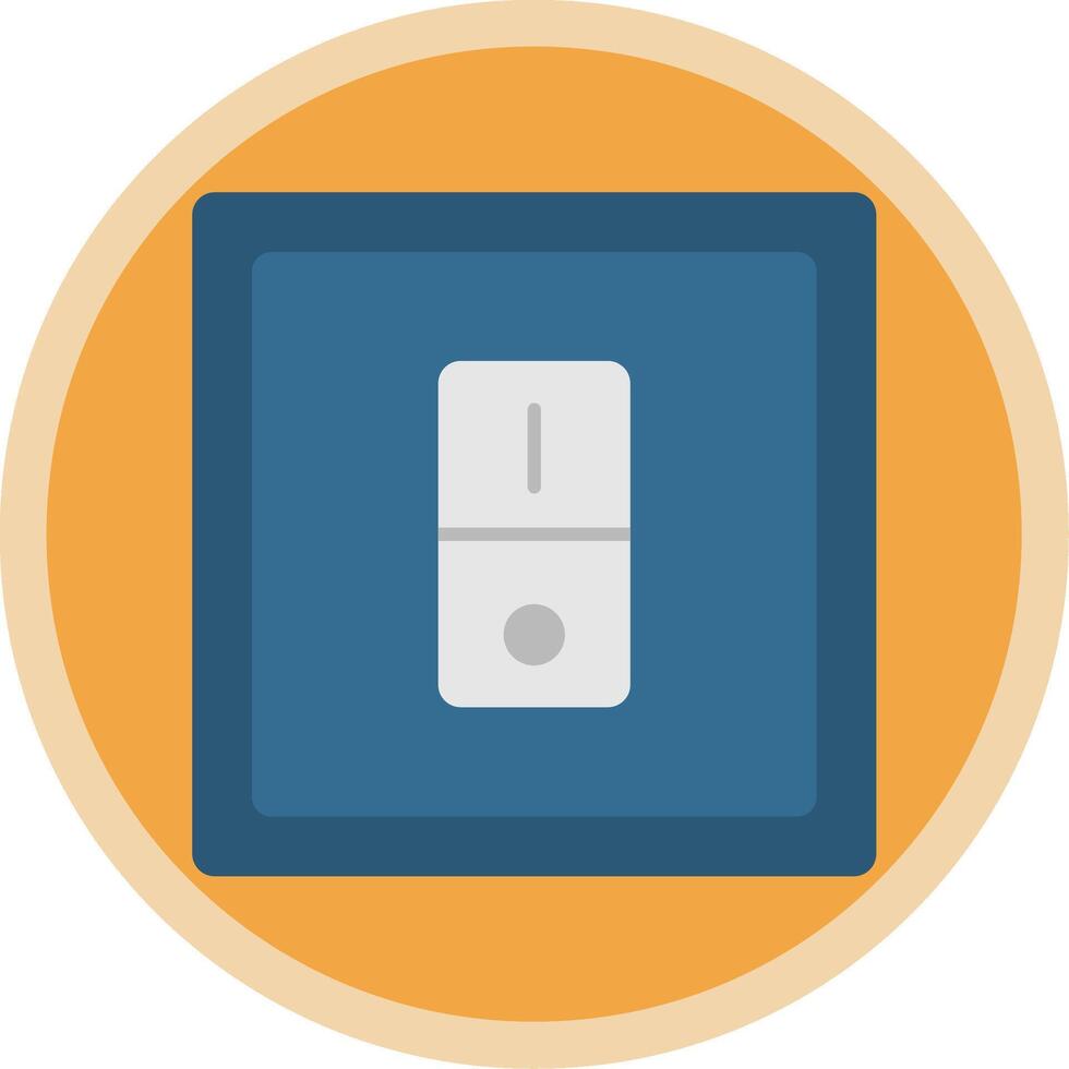 Switcher Flat Multi Circle Icon vector