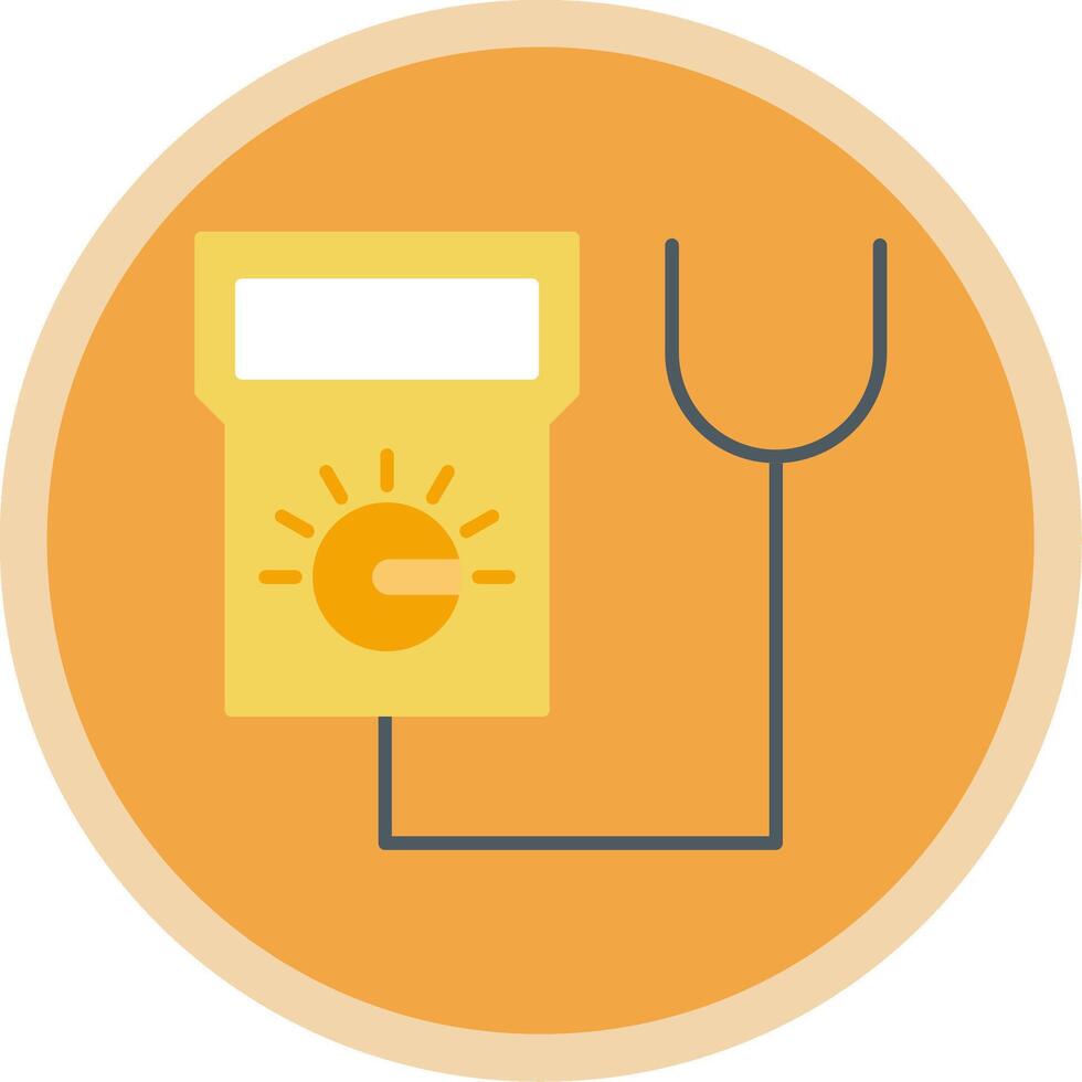 Tester Flat Multi Circle Icon vector