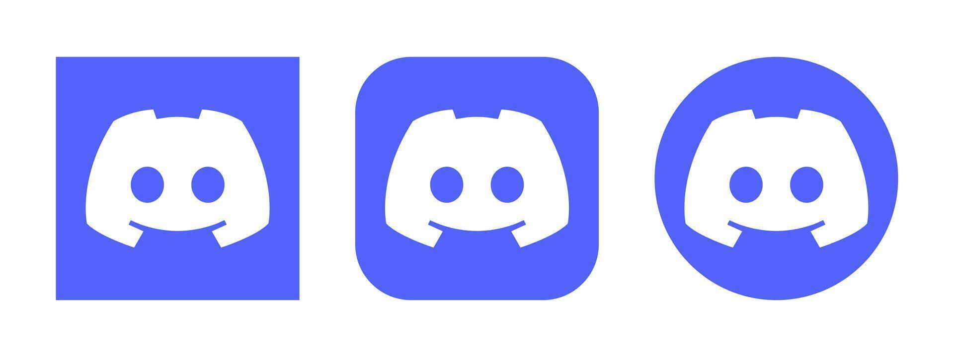 Discord logotype, icon vector