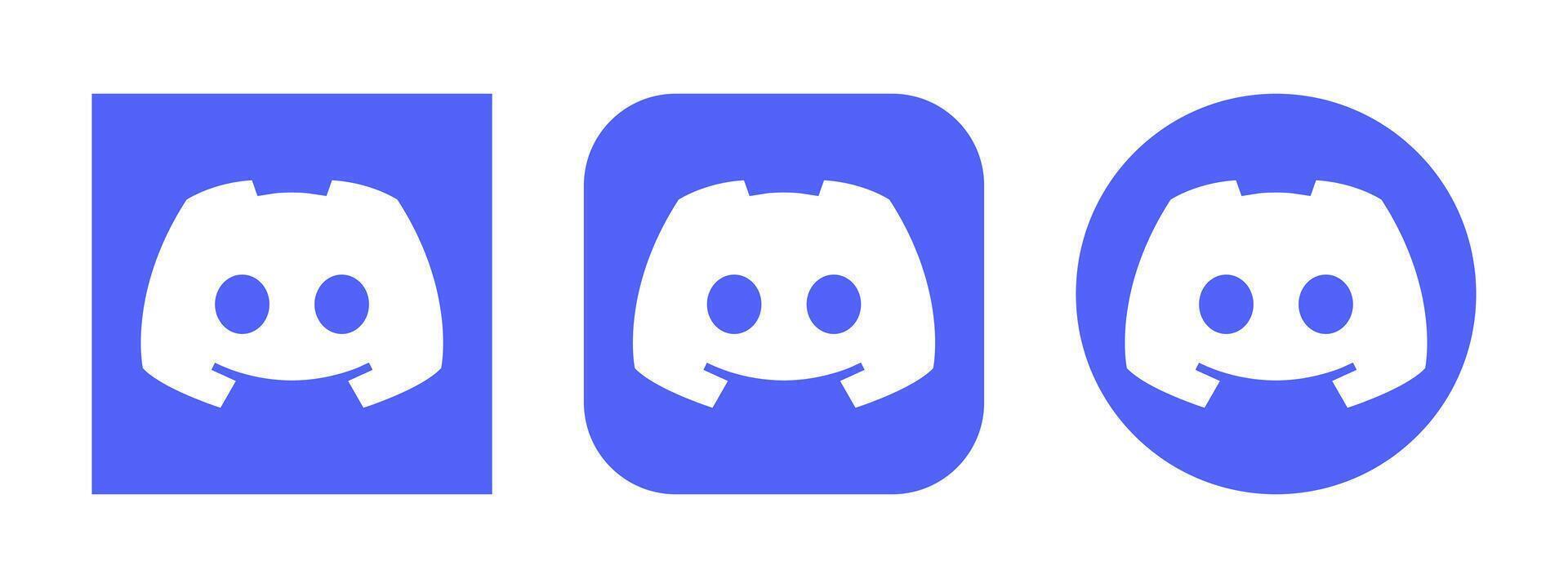 Discord logotype, icon vector