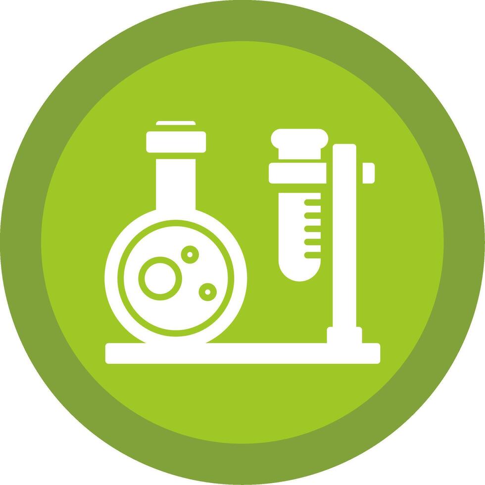 Lab Glyph Multi Circle Icon vector