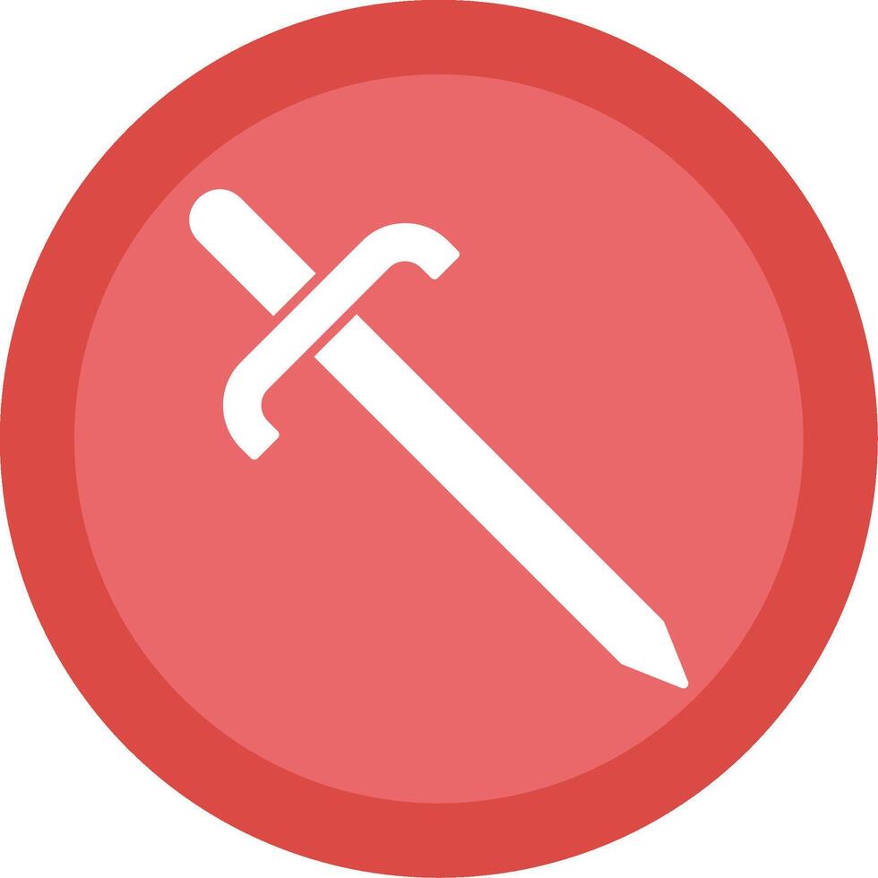 Cutlass Glyph Multi Circle Icon vector