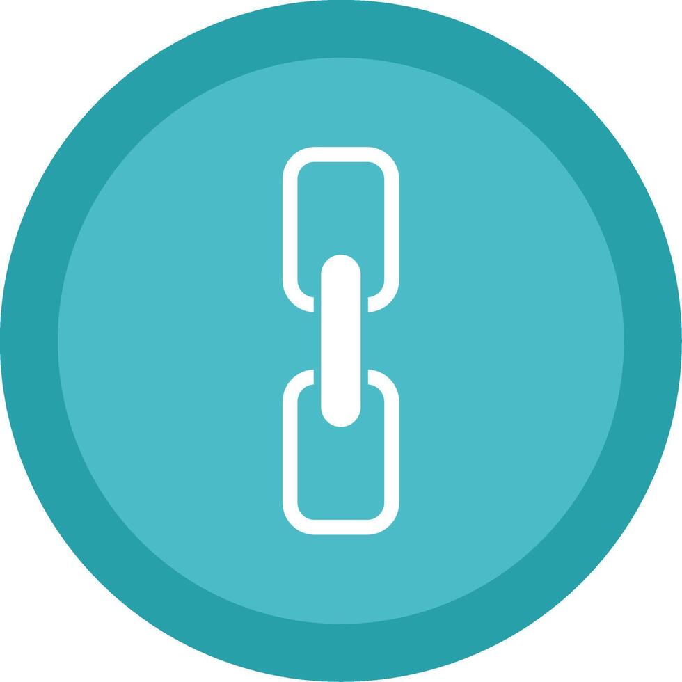 Chain Glyph Multi Circle Icon vector