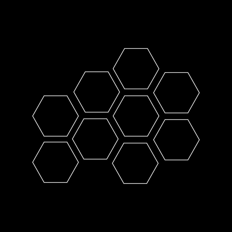 geométrico polígono ilustración icono vector