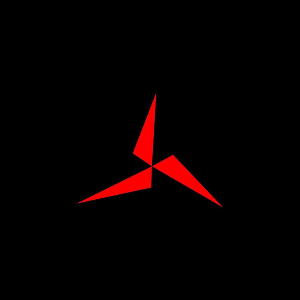 simple star illustration logo vector