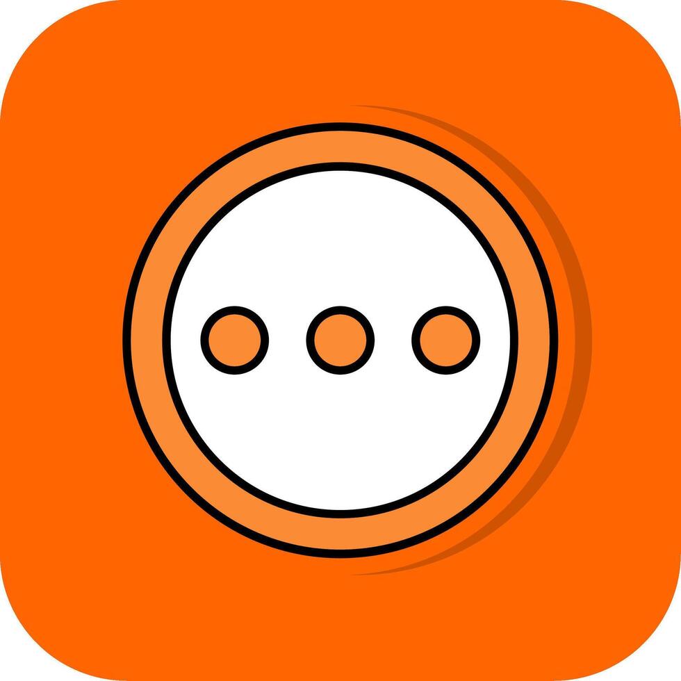 More free Filled Orange background Icon vector