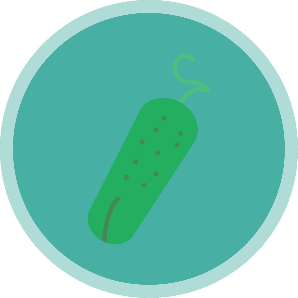 Pickle Flat Multi Circle Icon vector