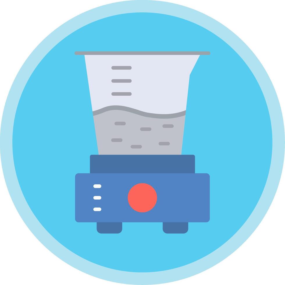 Juicer Flat Multi Circle Icon vector