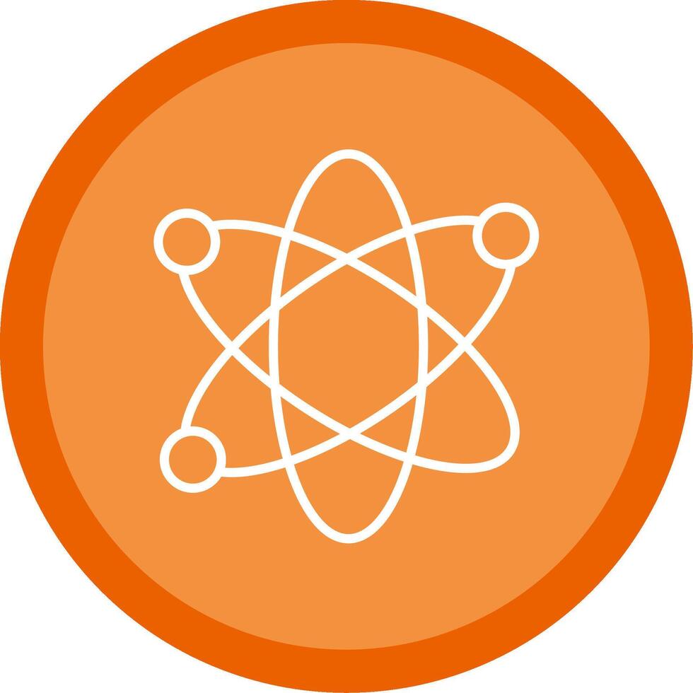 Nucleus Line Multi Circle Icon vector