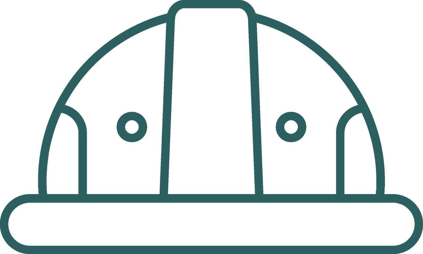 Helmet Line Gradient Round Corner Icon vector