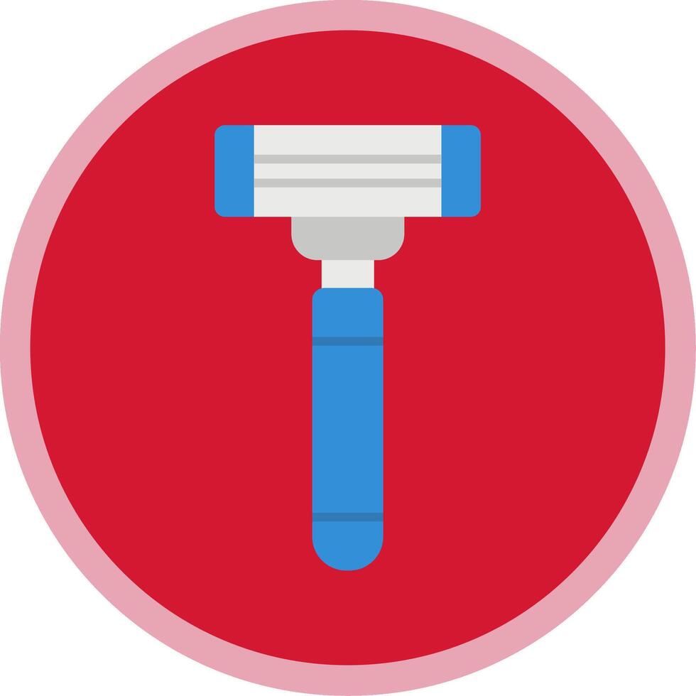 Razor Flat Multi Circle Icon vector