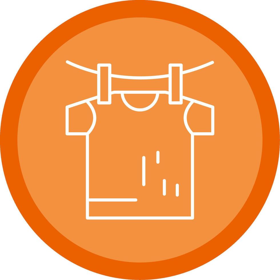 Drying Line Multi Circle Icon vector