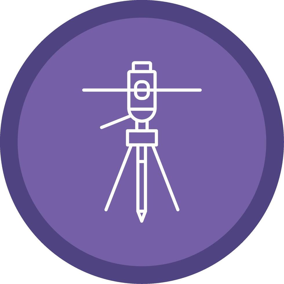 Lasers Line Multi Circle Icon vector