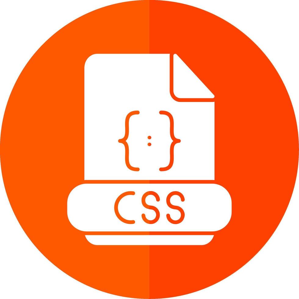 Css Glyph Red Circle Icon vector