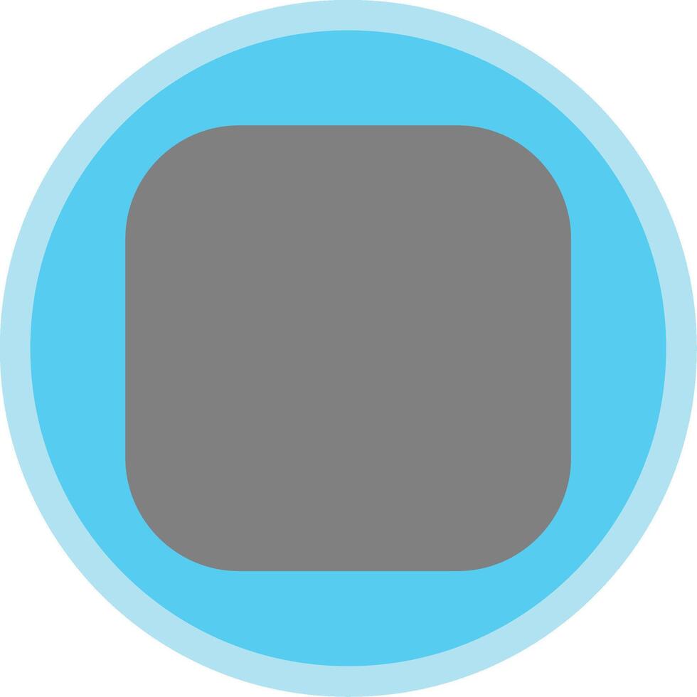 Round Corner Flat Multi Circle Icon vector