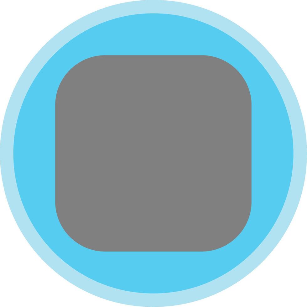 Round Corner Flat Multi Circle Icon vector