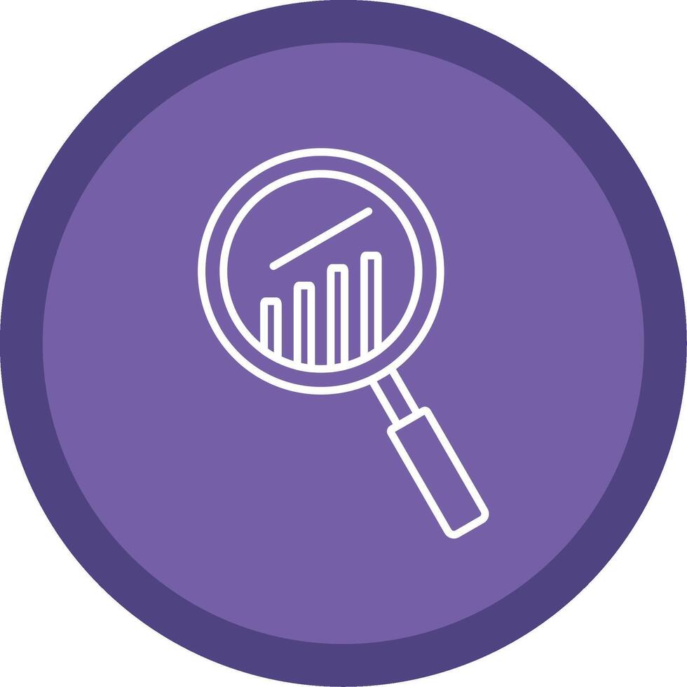 Research Line Multi Circle Icon vector