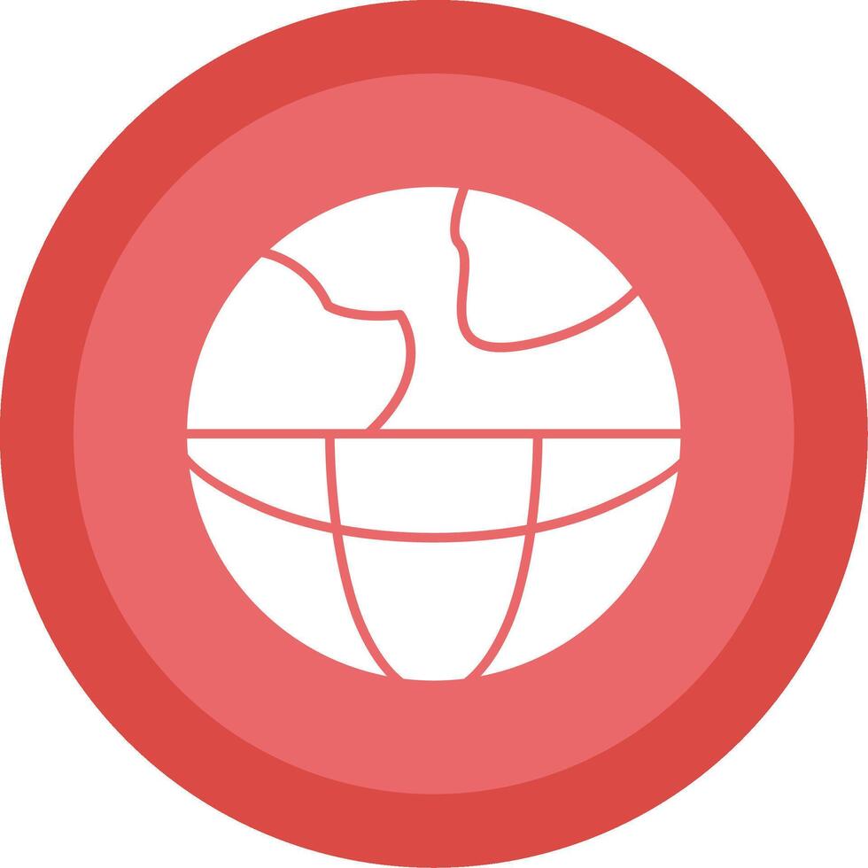 Geophysics Glyph Multi Circle Icon vector
