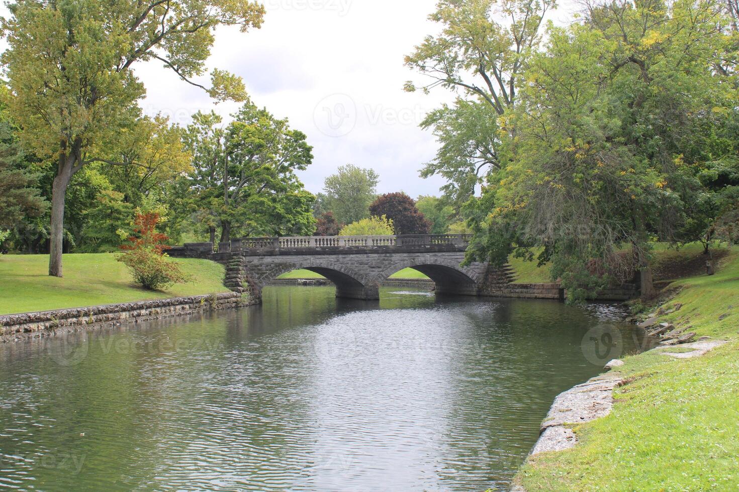 View of Delaware Park In Buffalo New York. photo