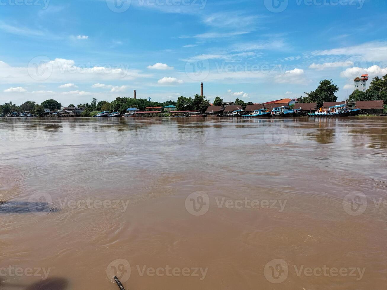 Chao Phraya River, Phra Nakhon Si Ayutthaya Province, Thailand photo