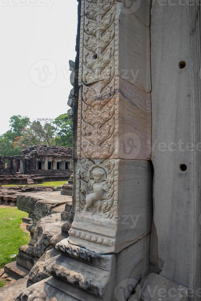 Phimai stone castle ancient at historical park, Phimai District, Nakhon Ratchasima photo