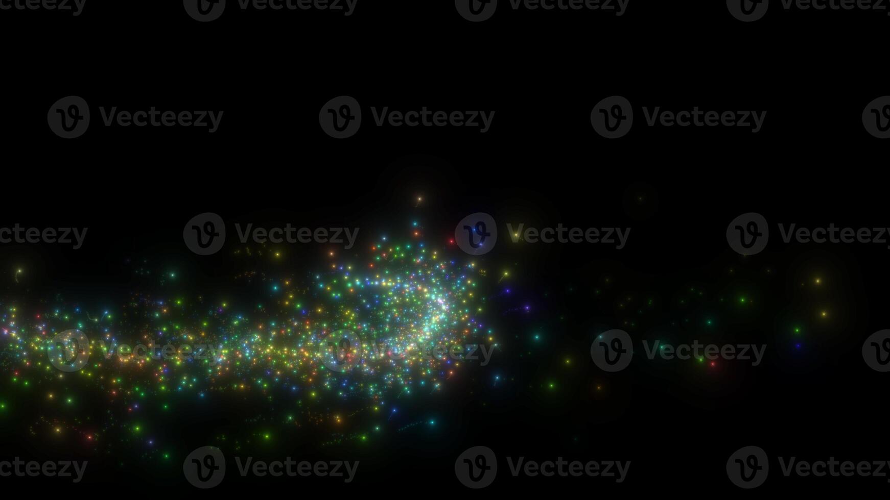 abstract glowing dust particles moving background photo