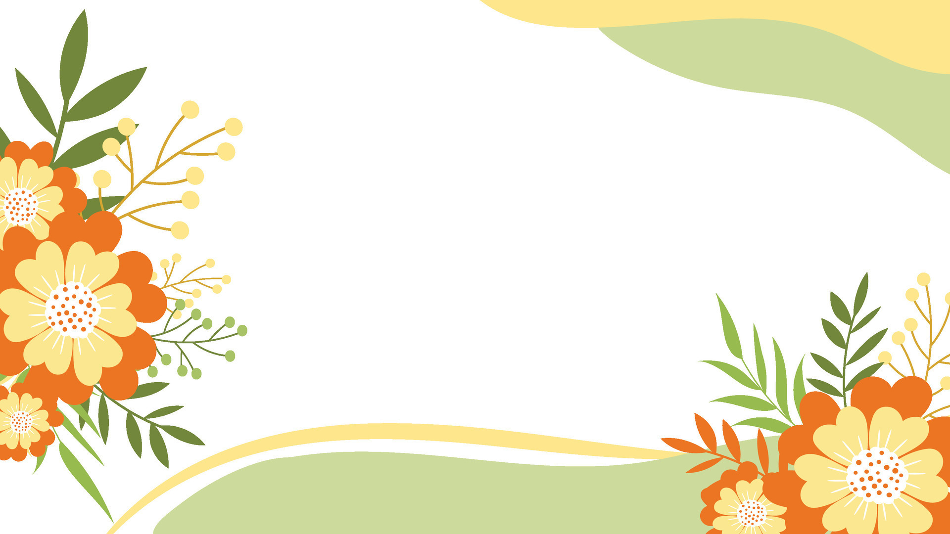 Abstract flower background design floral border frame 42971053 Vector