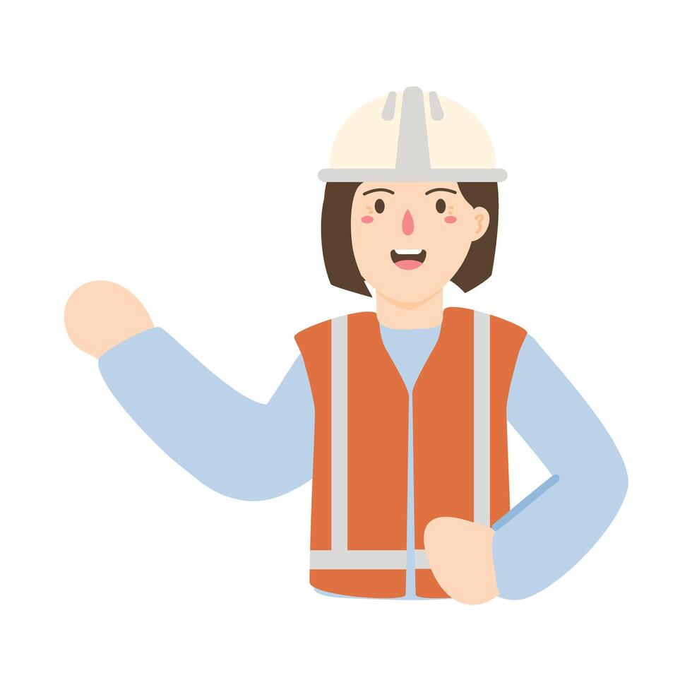 Construction industry and civil engineering engineers vector