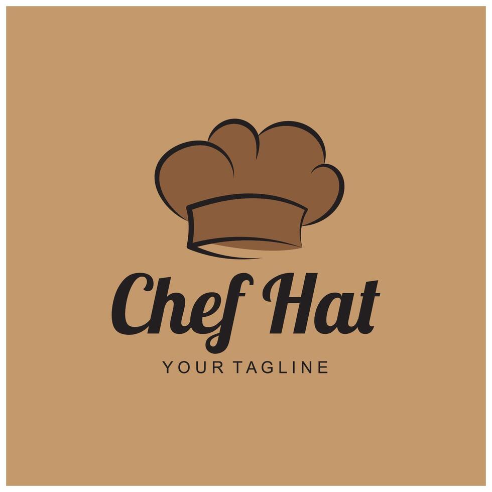 chef logo chef hat cooking and catering logo vektor design vector