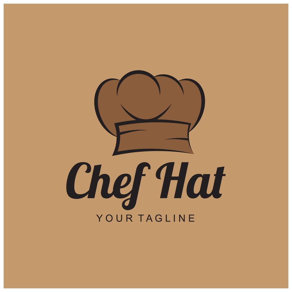 chef logo chef hat cooking and catering logo vektor design vector