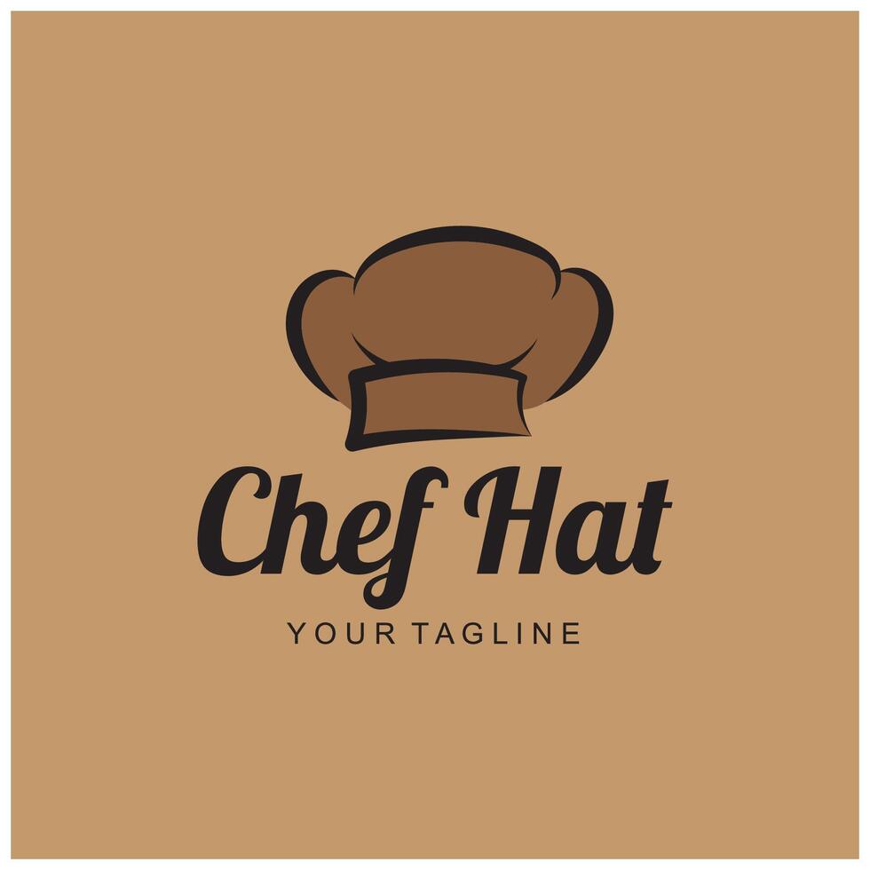 chef logo chef hat cooking and catering logo vektor design vector