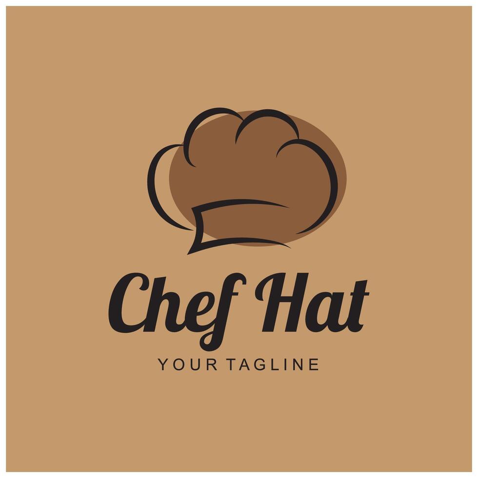 chef logo chef hat cooking and catering logo vektor design vector