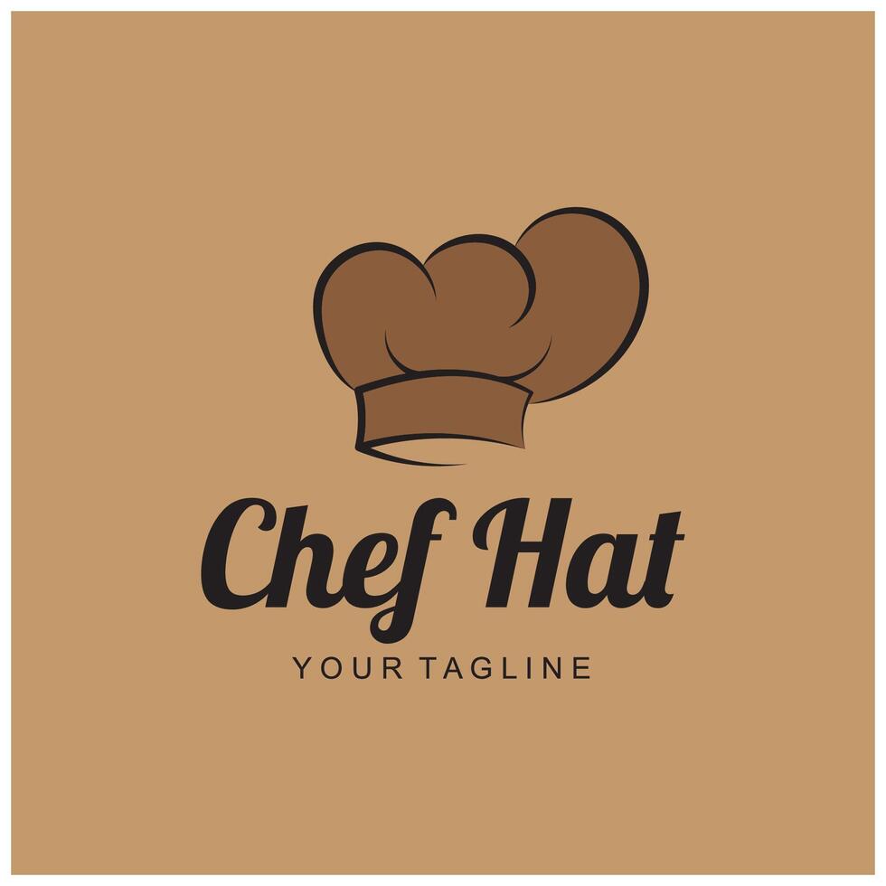 chef logo chef hat cooking and catering logo vektor design vector