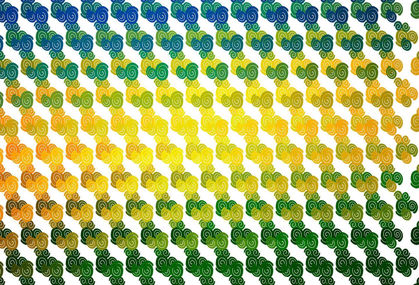 Light Blue, Yellow backdrop with bent lines. vector
