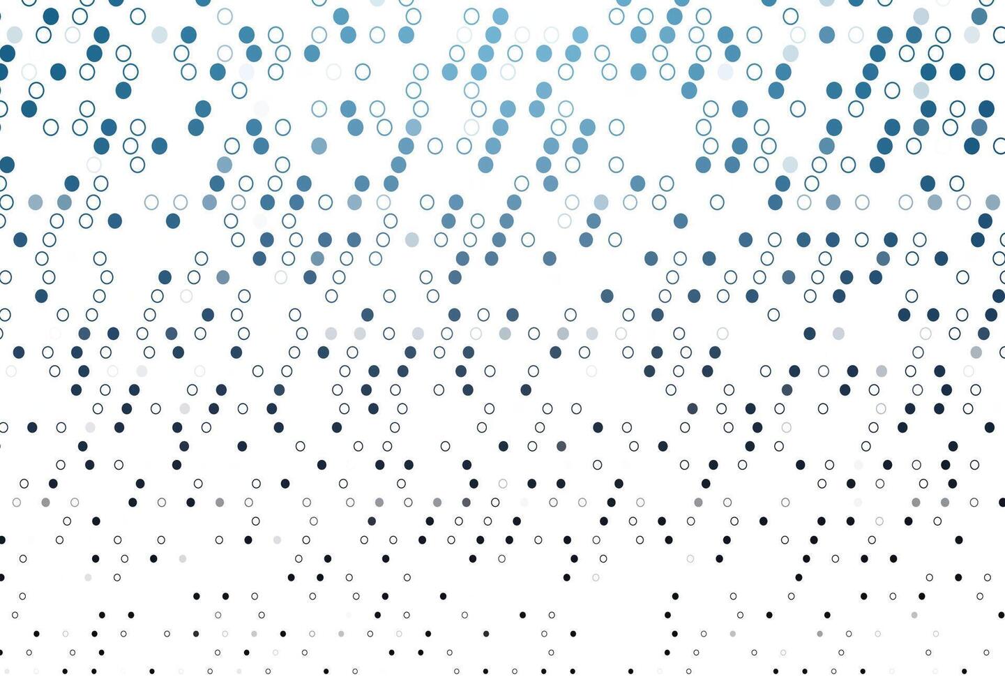 Light BLUE layout with circle shapes. vector