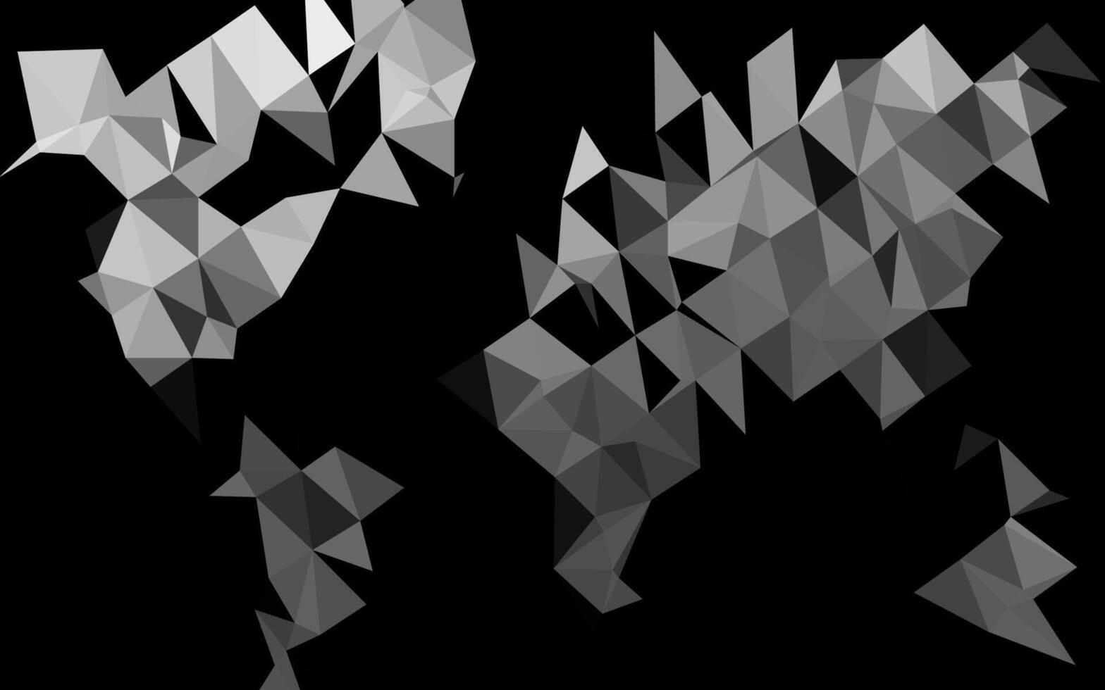 Light Silver, Gray abstract polygonal texture. vector