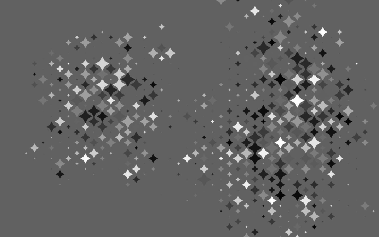 Light Silver, Gray background with colored stars. vector