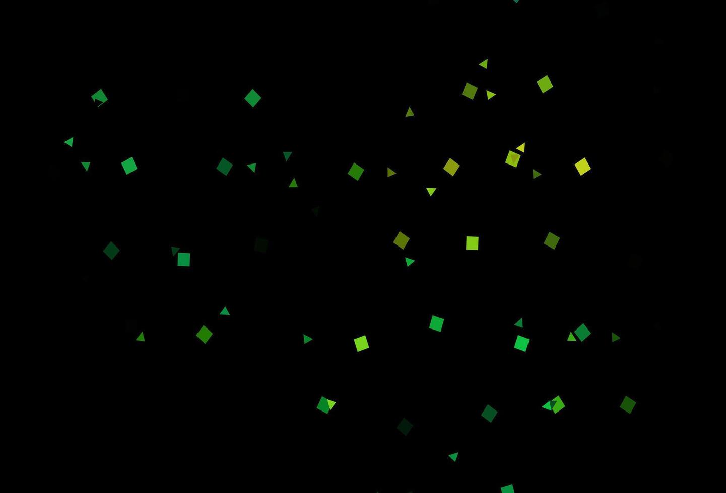 Dark Blue, Yellow pattern in polygonal style with circles. vector