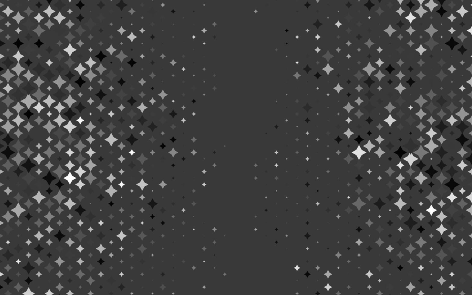 Light Silver, Gray cover with small and big stars. vector