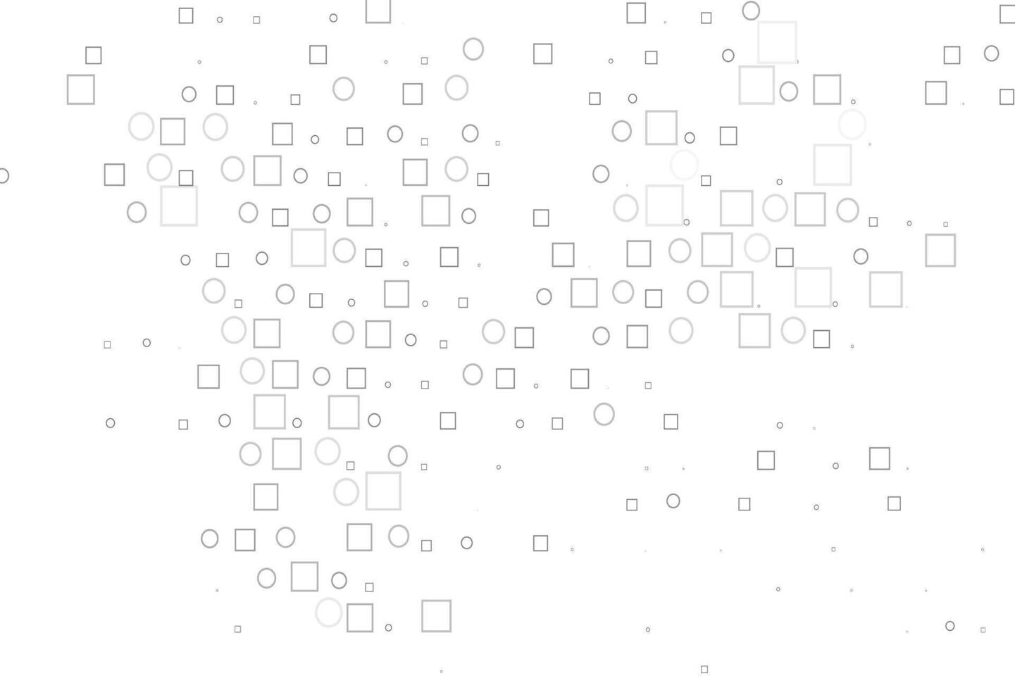 Light Silver, Gray layout with circle spots, cubes. vector