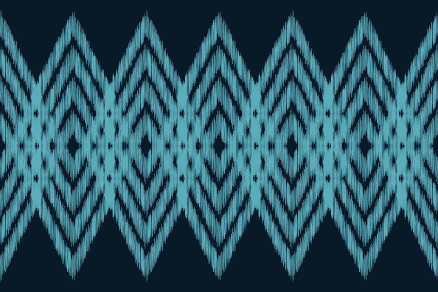 tradicional étnico ikat motivo tela modelo geométrico estilo.africano ikat bordado étnico oriental modelo azul antecedentes fondo de pantalla. resumen, ilustración.textura, marco, decoración. vector