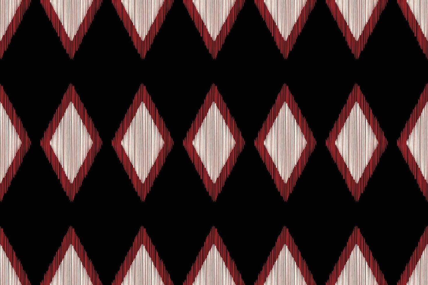 Traditional Ethnic ikat motif fabric background pattern geometric .African Ikat embroidery Ethnic oriental pattern black background wallpaper. Abstract,,illustration.Texture,frame,decoration. vector