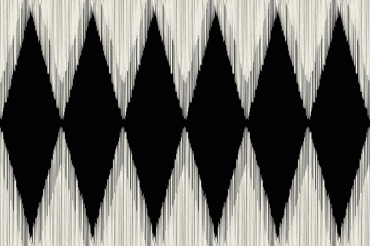 Traditional Ethnic ikat motif fabric background pattern geometric .African Ikat embroidery Ethnic oriental pattern black background wallpaper. Abstract,,illustration.Texture,frame,decoration. vector