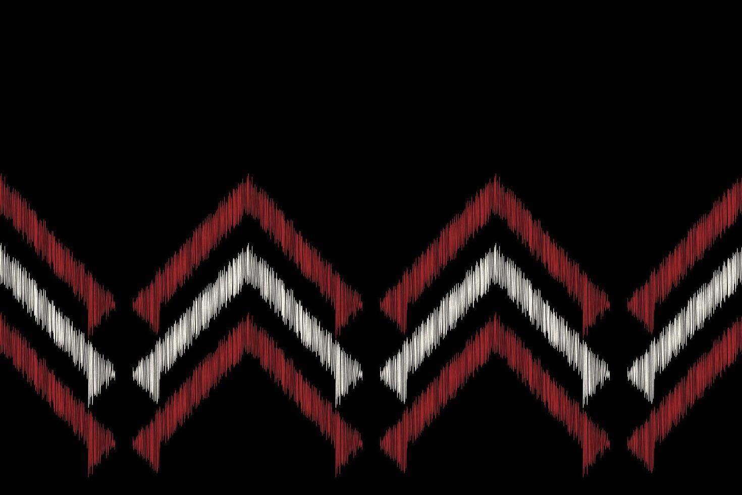 Traditional Ethnic ikat motif fabric background pattern geometric .African Ikat embroidery Ethnic oriental pattern black background wallpaper. Abstract,,illustration.Texture,frame,decoration. vector