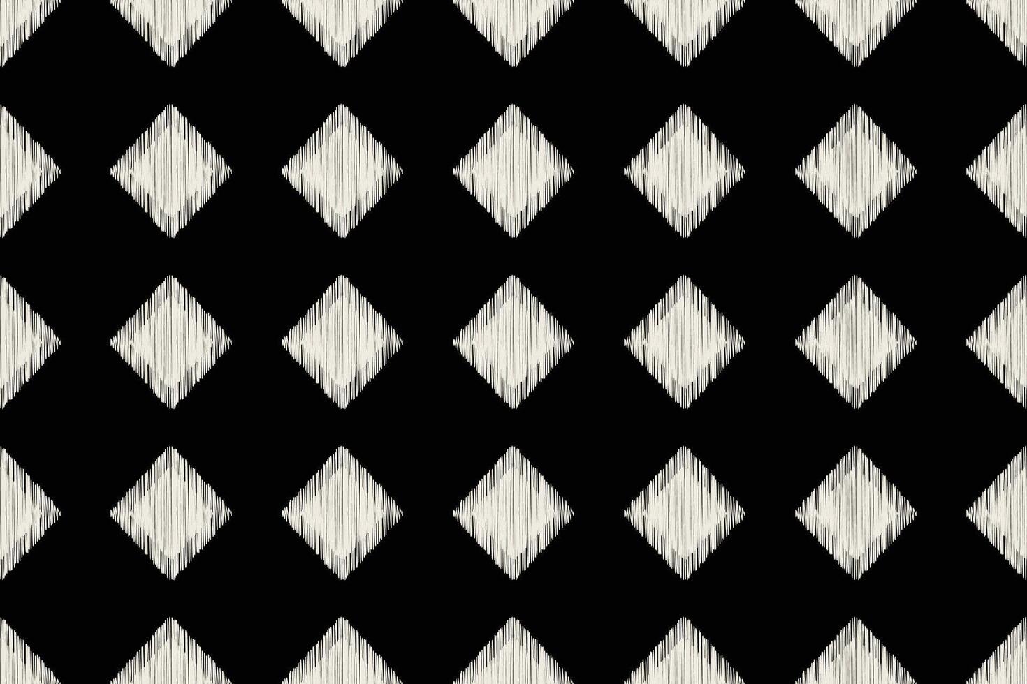 Traditional Ethnic ikat motif fabric background pattern geometric .African Ikat embroidery Ethnic oriental pattern black background wallpaper. Abstract,,illustration.Texture,frame,decoration. vector