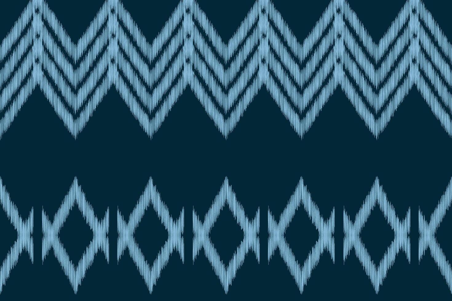 tradicional étnico ikat motivo tela modelo geométrico estilo.africano ikat bordado étnico oriental modelo azul antecedentes fondo de pantalla. resumen, ilustración.textura, marco, decoración. vector