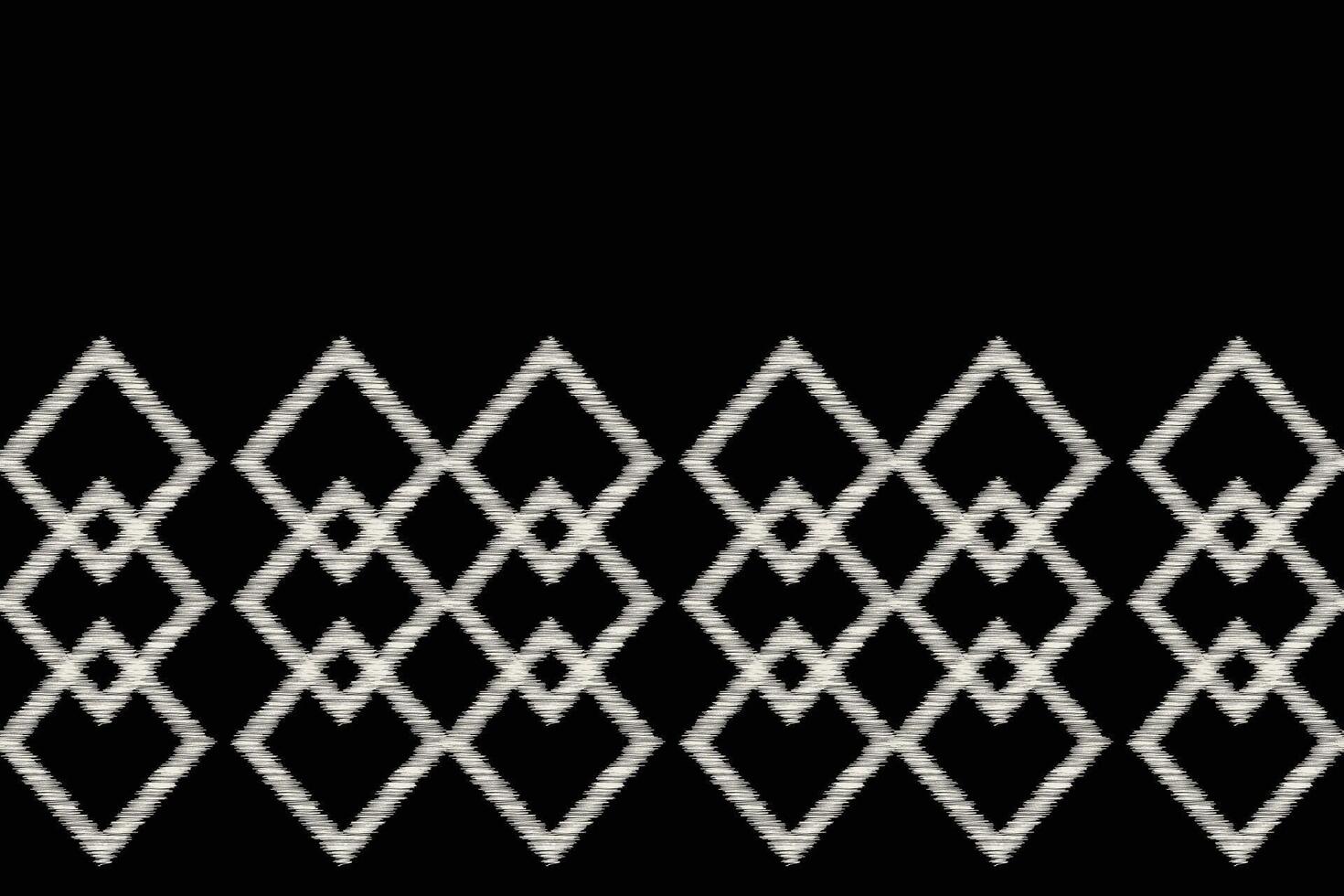 Traditional Ethnic ikat motif fabric background pattern geometric .African Ikat embroidery Ethnic oriental pattern black background wallpaper. Abstract,,illustration.Texture,frame,decoration. vector
