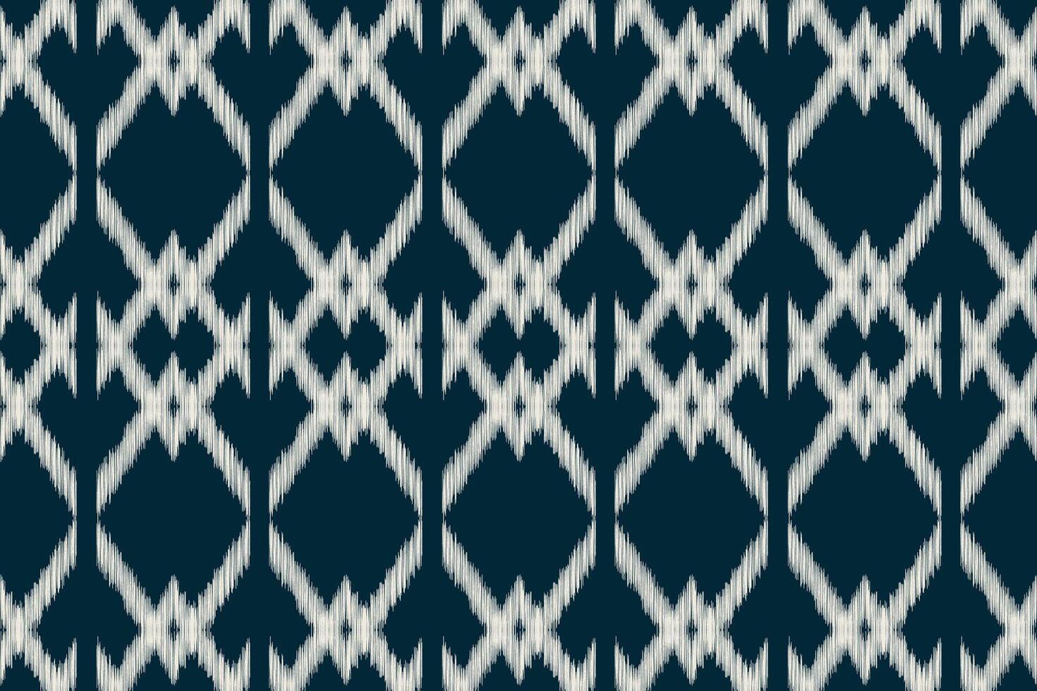 tradicional étnico ikat motivo tela modelo geométrico estilo.africano ikat bordado étnico oriental modelo azul antecedentes fondo de pantalla. resumen, ilustración.textura, marco, decoración. vector